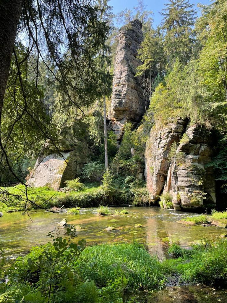 Apartmany Studeny Kunratice  Buitenkant foto
